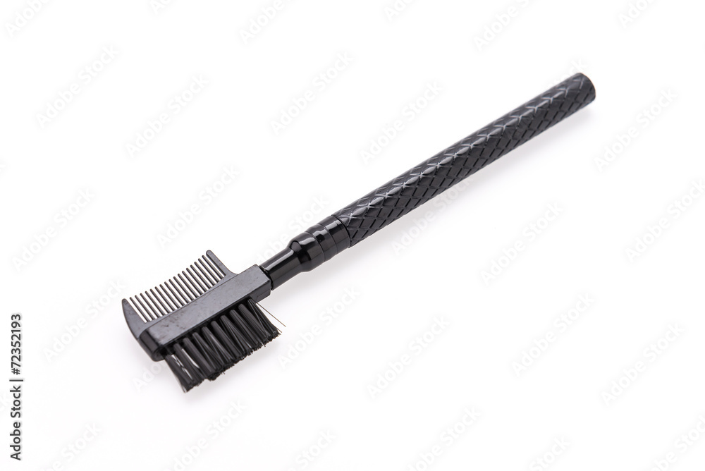 Make up brush isolated on white Make up brush isolated on white