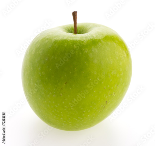 Green apple isolated on white background