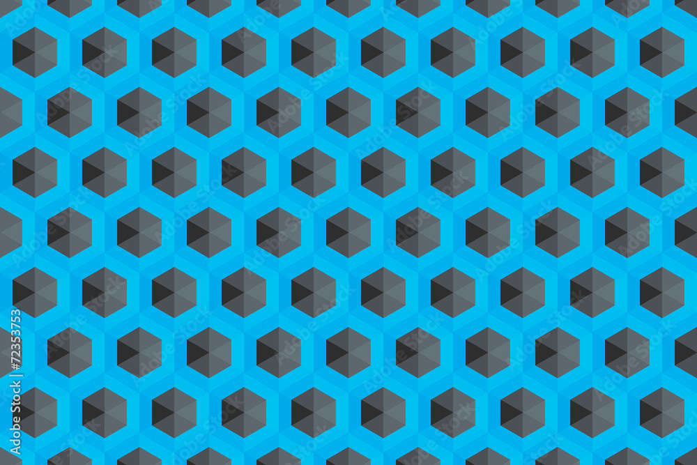Fototapeta premium 背景素材壁紙(六角ブロック模様)