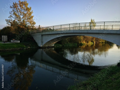 Brücke über Loisachkanal nach Gelting © Andy Ilmberger