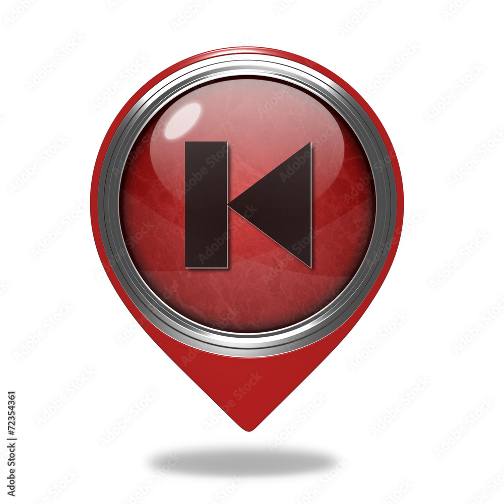 prev pointer icon on white background prev pointer icon on white background