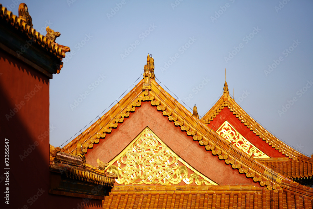 Chinese roof tops Chinese roof tops