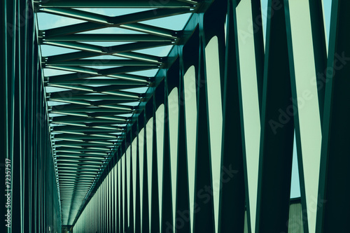 Obraz na płótnie Railway bridge w salonie