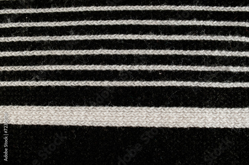 black and white knitted textured background