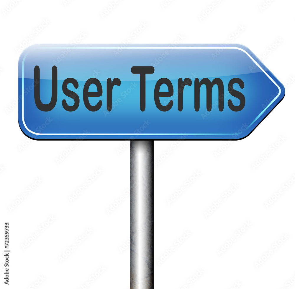 user terms