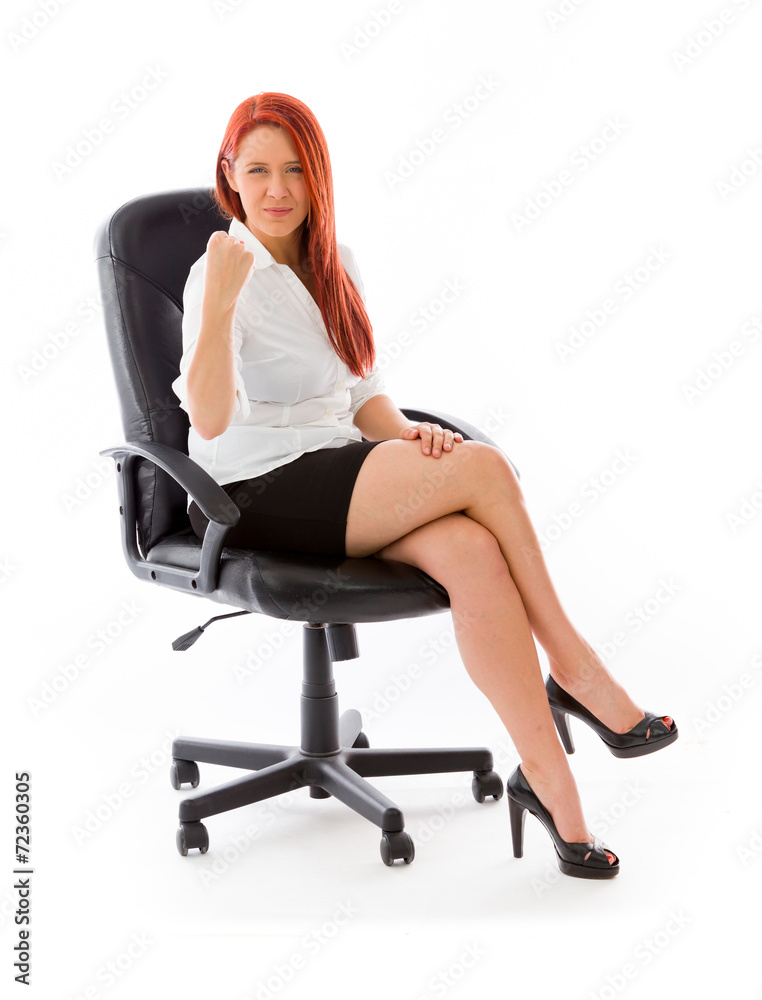 model isolated on white model isolated on white