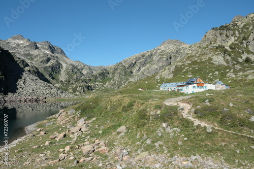 Etang d'En Beys dans les Pyrénées ariégeoises
