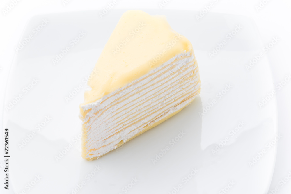 vanilla crape cake