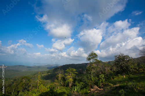 Wallpaper Mural The landscape on Koh Samui seen from viewpoint Torontodigital.ca