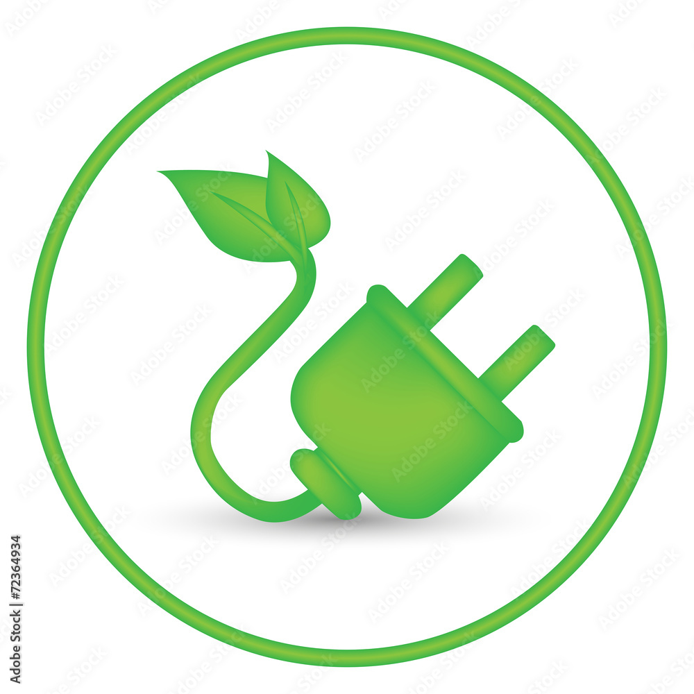 Obraz premium Stecker Icon