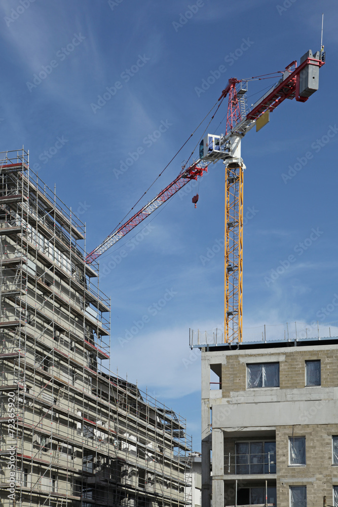 immeuble en construction immeuble en construction