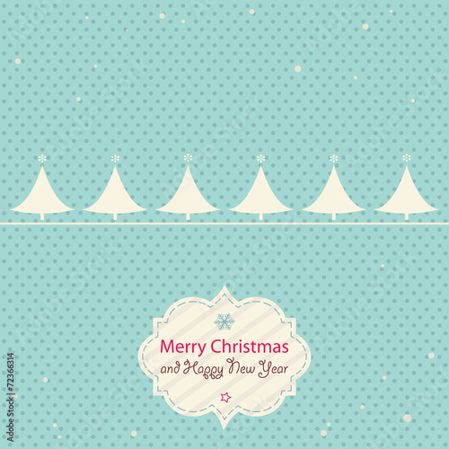 christmas and new year card