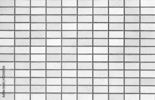 White brick modern wall background and texture