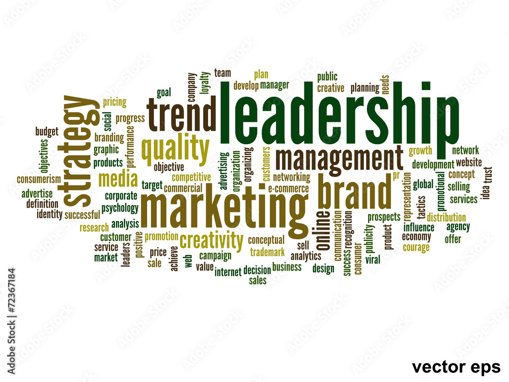 Vector conceptual business word cloud Vector conceptual business word cloud