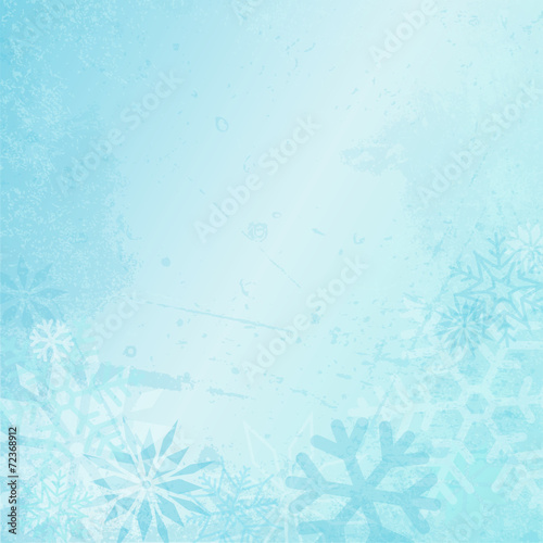 Winter Background Snowflakes