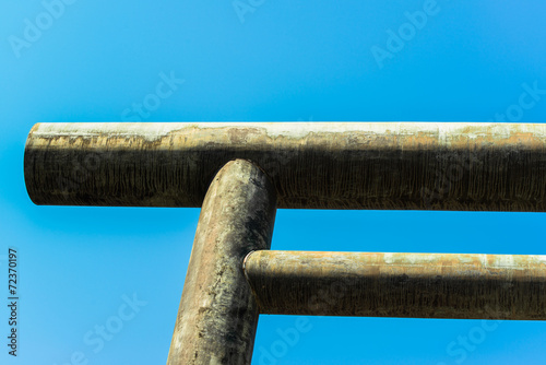 part of the gate at Yasukuni Shrine photo