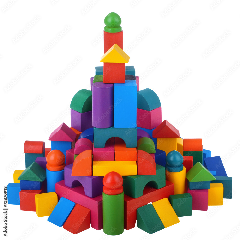 Obraz premium Wooden tower concept