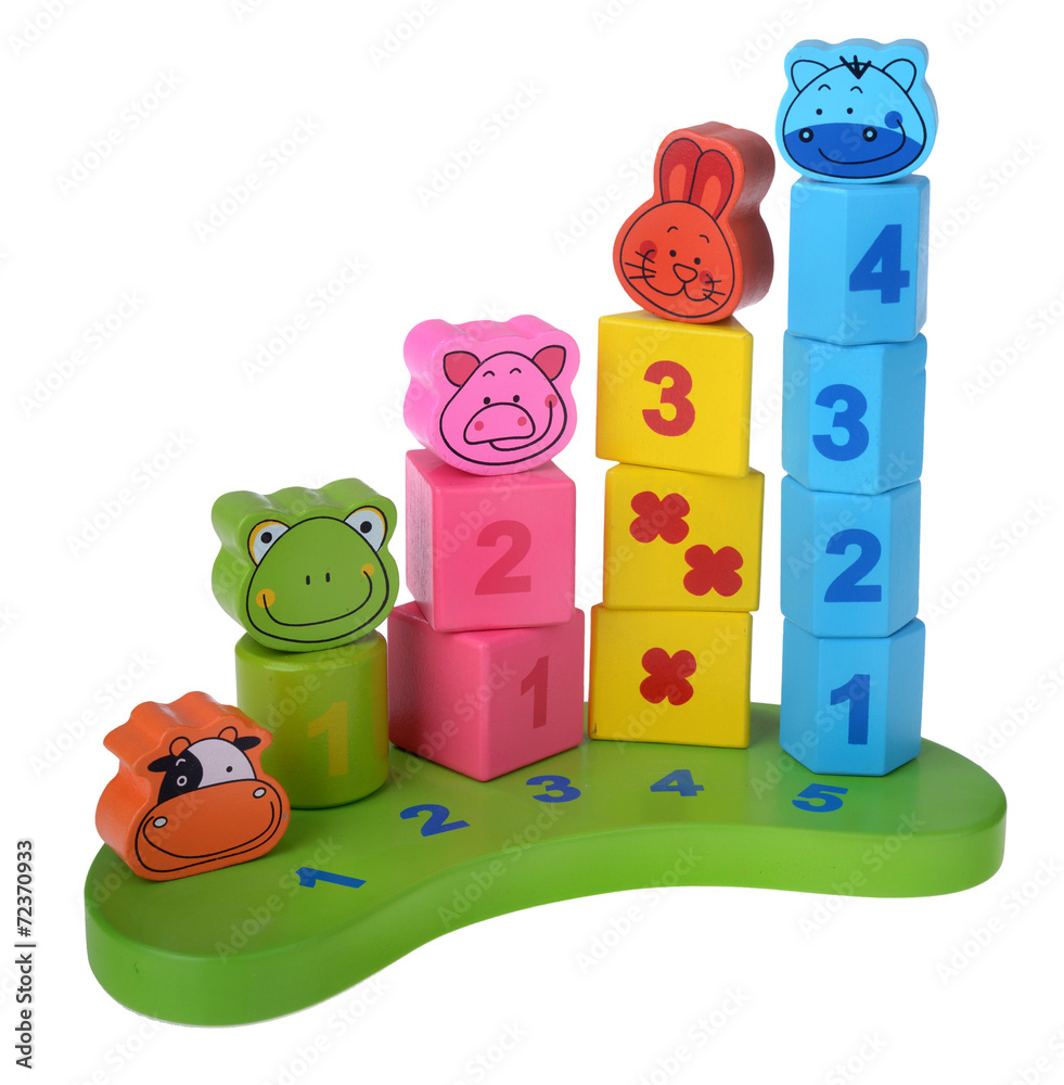 Colorful wooden toy pyramid Colorful wooden toy pyramid