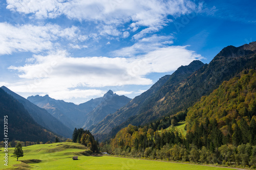 Trettachtal mit Trettachspitze im Allgäu