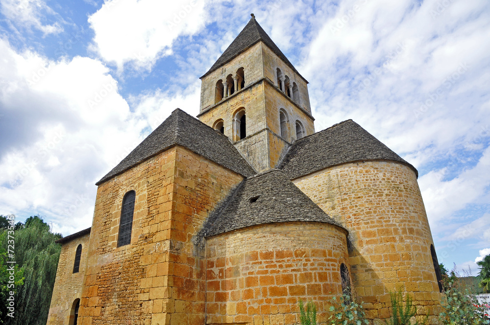 Fototapeta premium La chiesa di Saint Leonce sur Vezere, Dordogna - Aquitania