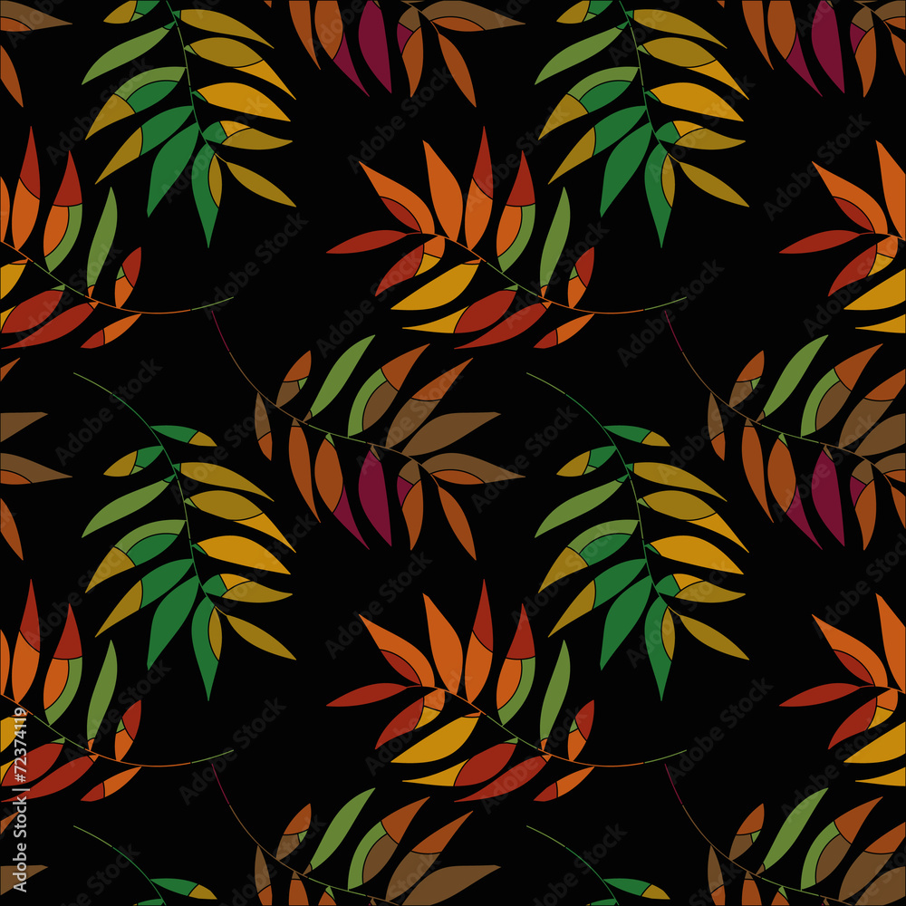 Leaves Seamless Pattern Leaves Seamless Pattern