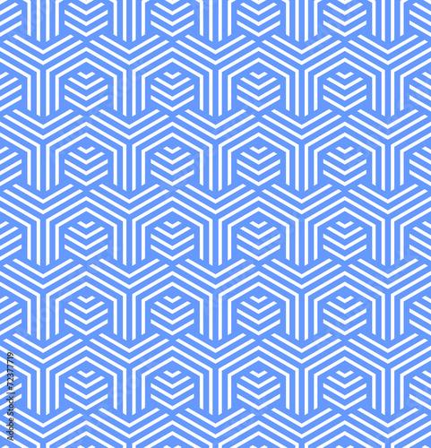 Seamless blue geometric texture.