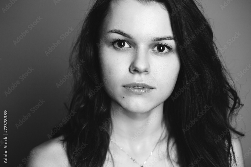 young girl in a studio, portrait of a woman young girl in a studio, portrait of a woman