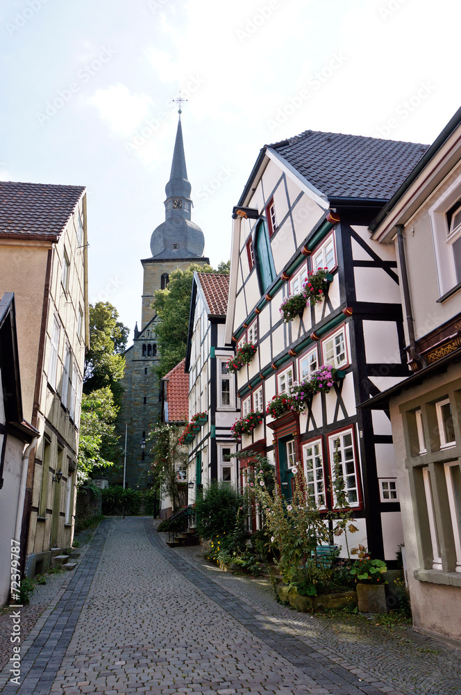 Fototapeta premium historische Altstadt Werl
