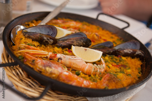 seafood paella