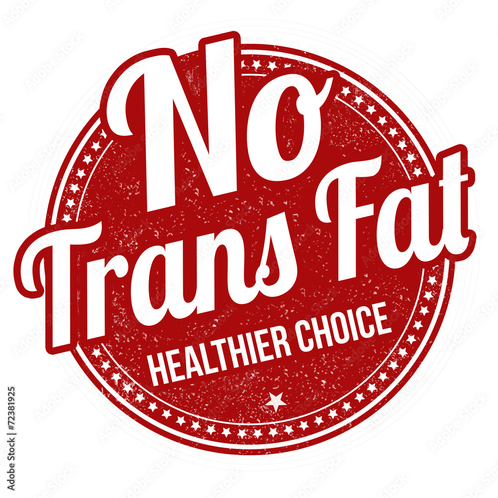 No trans fat stamp