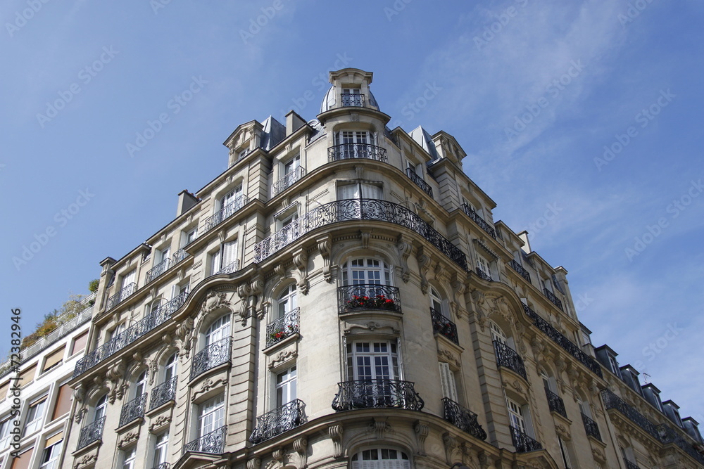 Immeuble de standing du quartier de Passy à Paris
