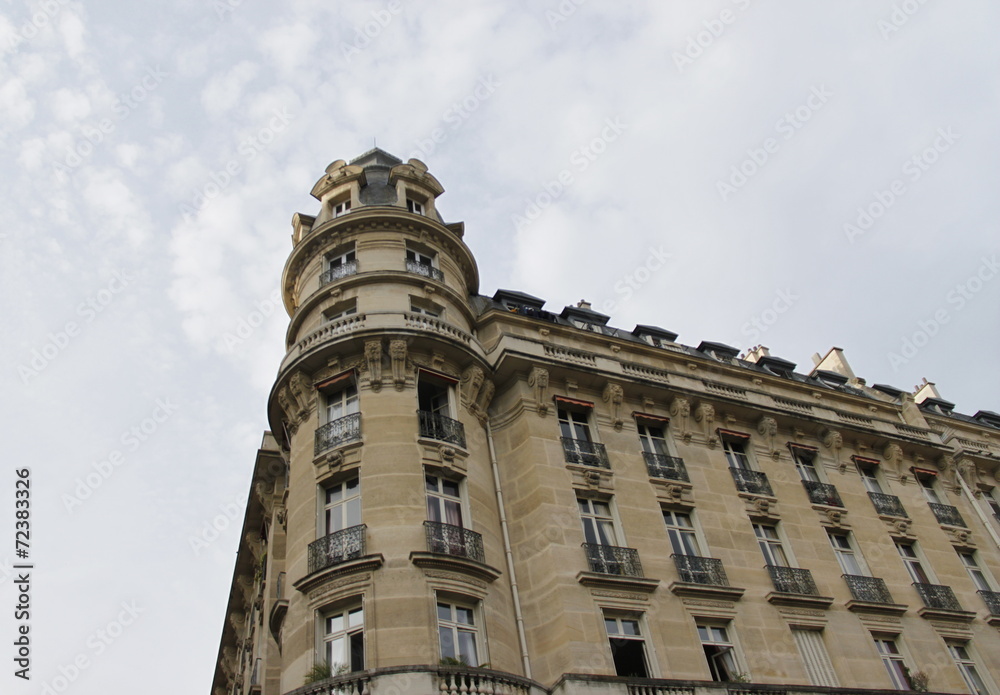 Immeuble de standing du quartier de Passy à Paris