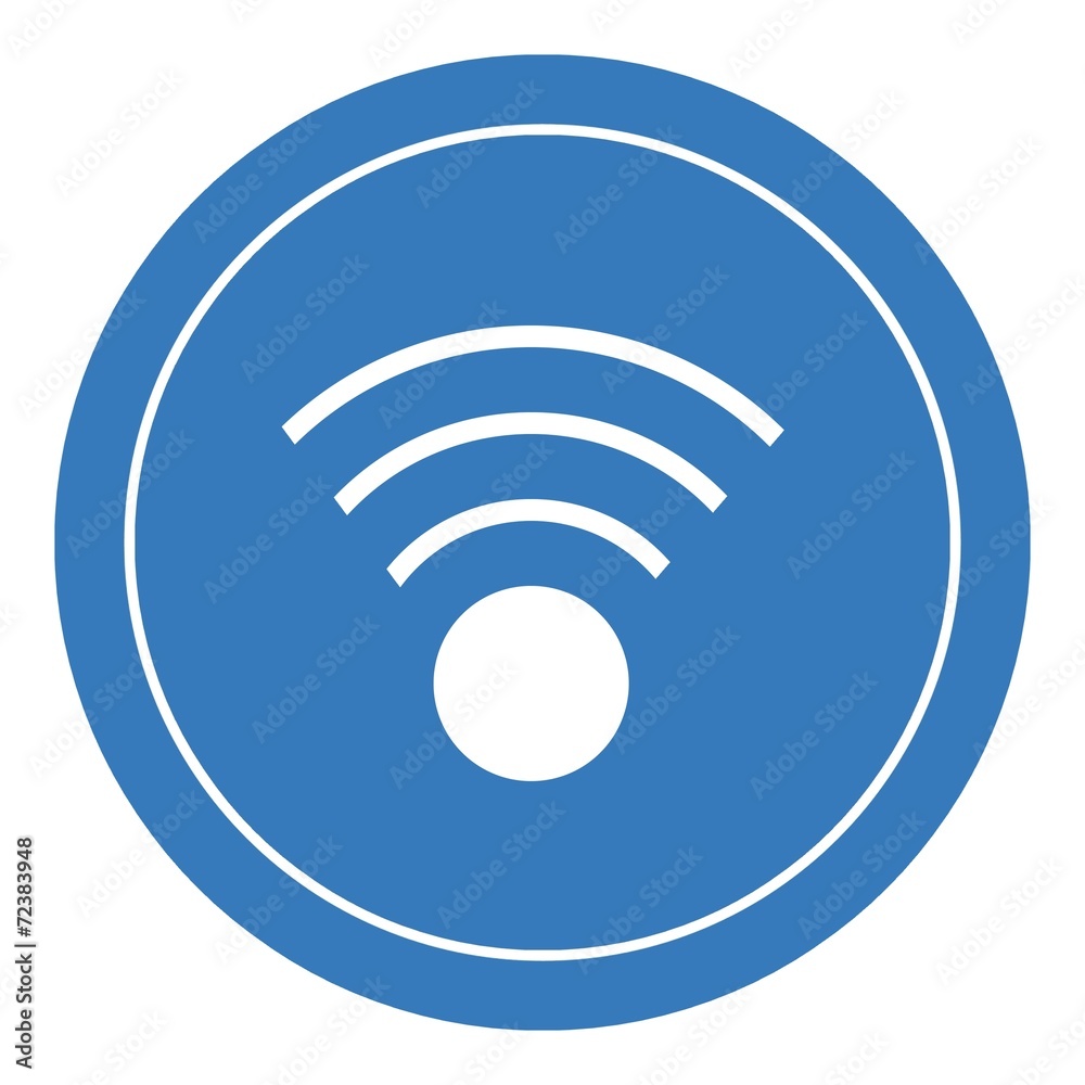 Ondes wifi dans un panneau Ondes wifi dans un panneau