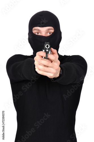 thug with gun