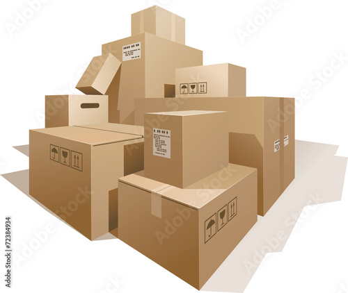 Cardboard boxes