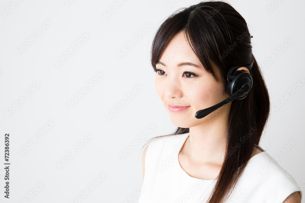 asian businesswoman on white background asian businesswoman on white background