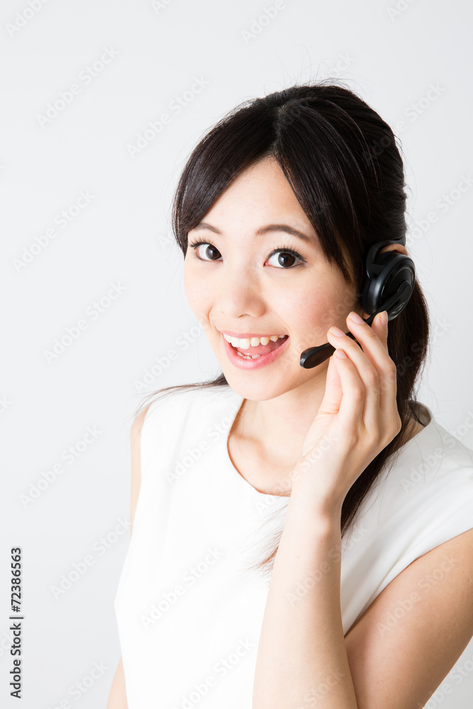 asian businesswoman on white background asian businesswoman on white background
