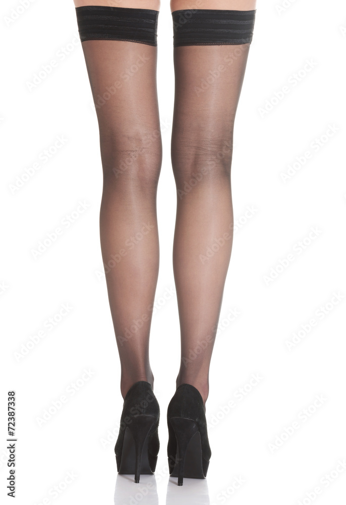 Woman legs in sexy socks Woman legs in sexy socks