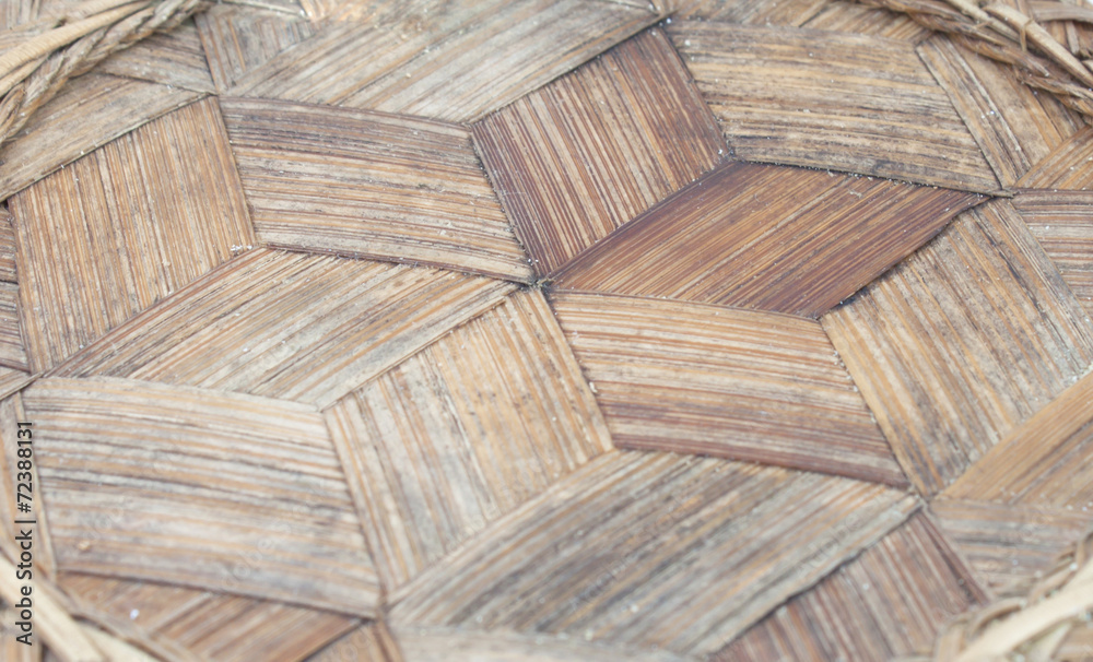 Obraz premium woven bamboo