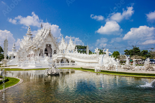 Thailand Temple - Wat Rong Khun of Chiangrai Thailand photo