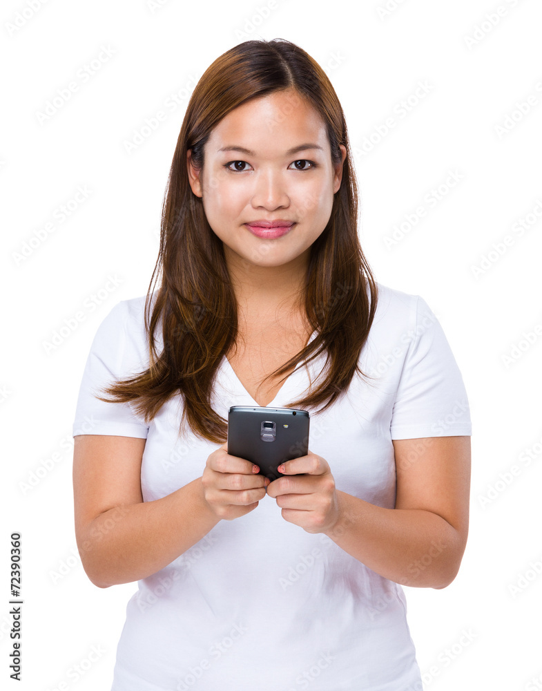 Woman use mobile phone Woman use mobile phone
