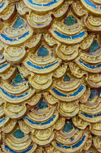 golden Thai style art