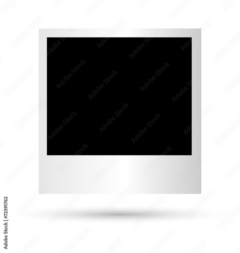Single blank photoframe isolated on white background Single blank photoframe isolated on white background