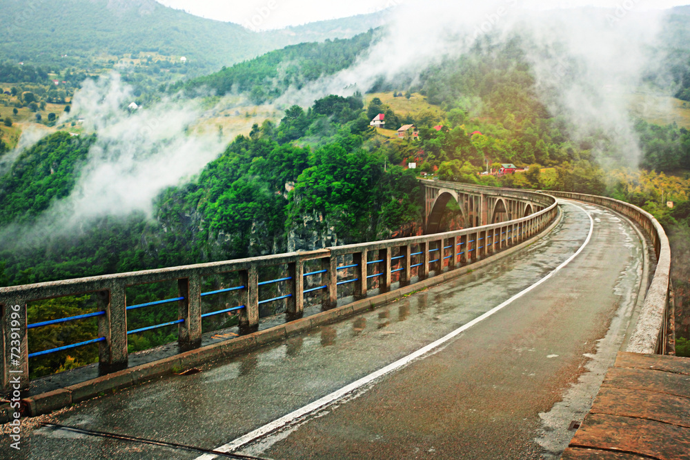 Bridge dzhurzhevicha Montenegro Bridge dzhurzhevicha Montenegro