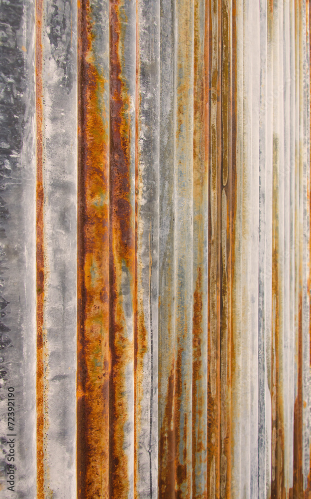 Rust texture zinc wall for background Rust texture zinc wall for background