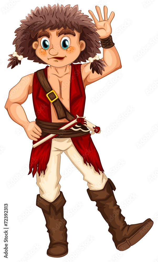 Fototapeta premium Pirate