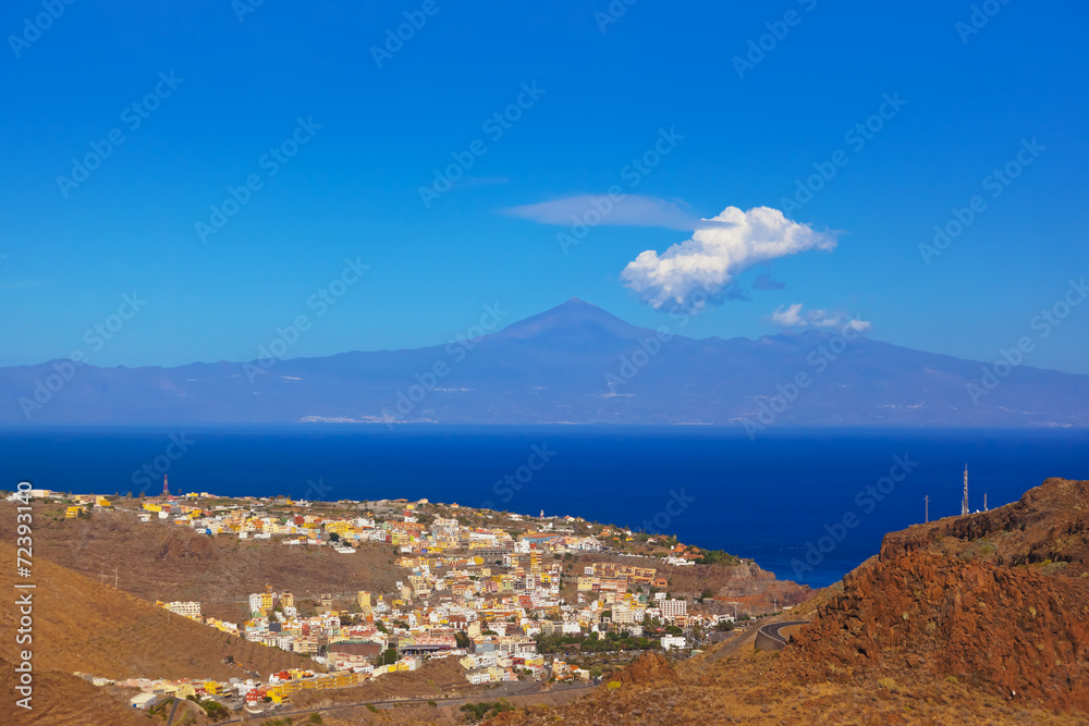 Road in La Gomera island - Canary