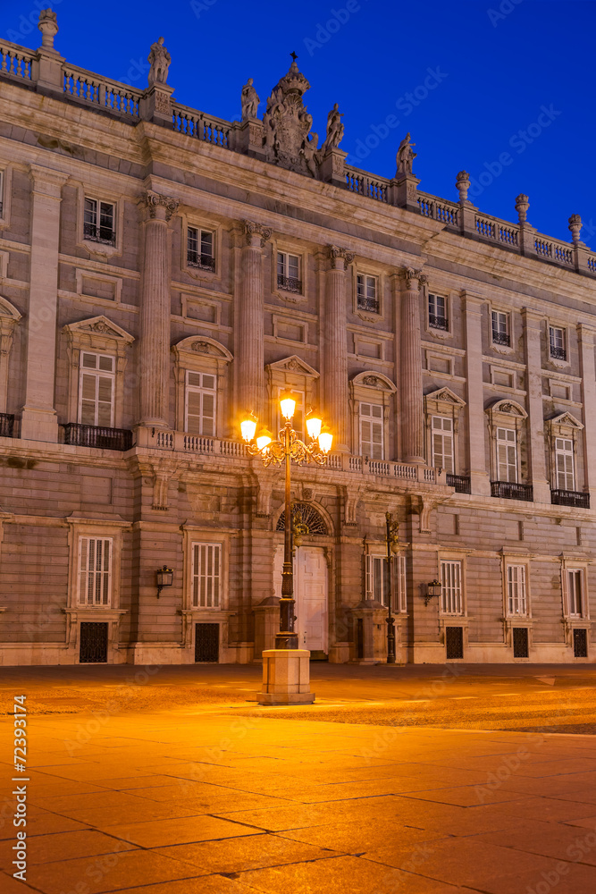 Obraz premium Royal Palace at Madrid Spain