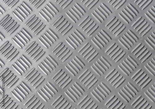 Aluminium dark list with rhombus shapes