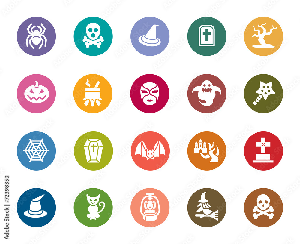 Halloween Color Icons Halloween Color Icons